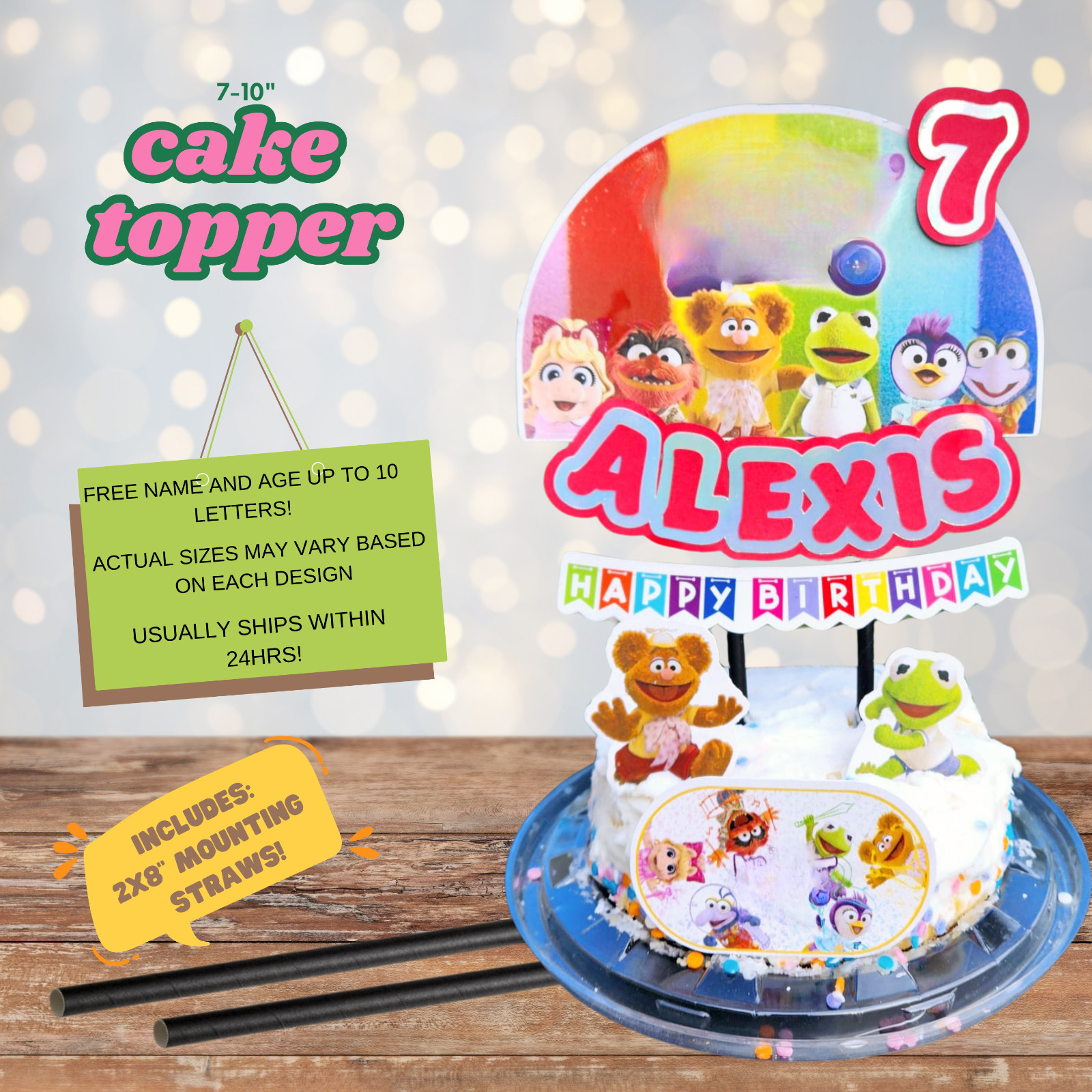 MUPPET BABIES cupcake birthday party supplies favor centerpiece decoration event