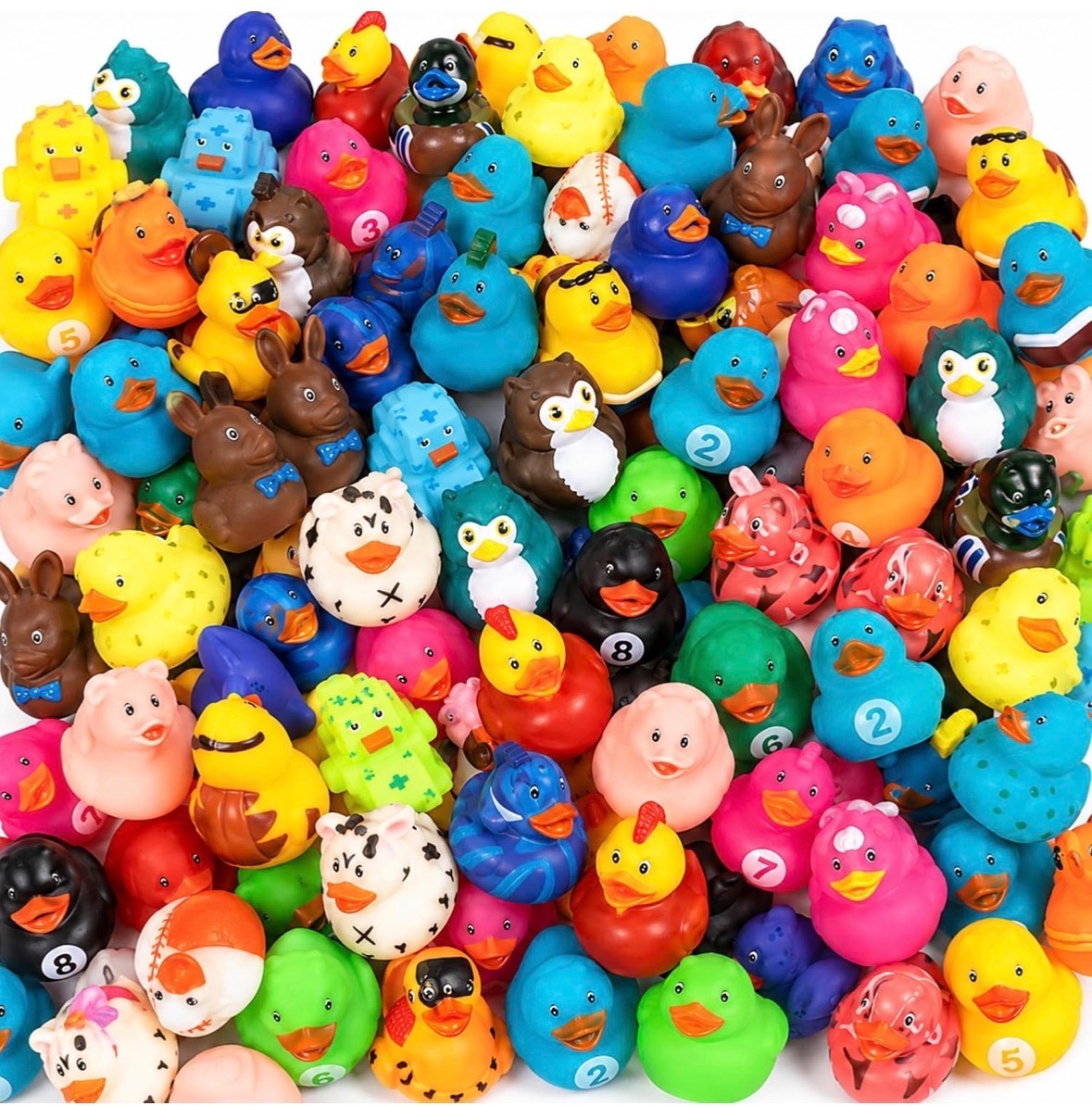 Refill Rubber Ducks in Bulk – 25pcs