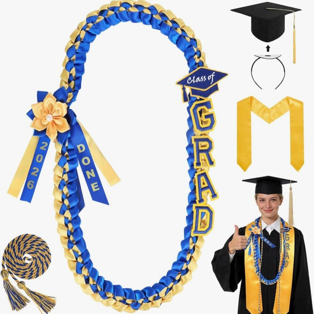 graduation accessories Blue/gold