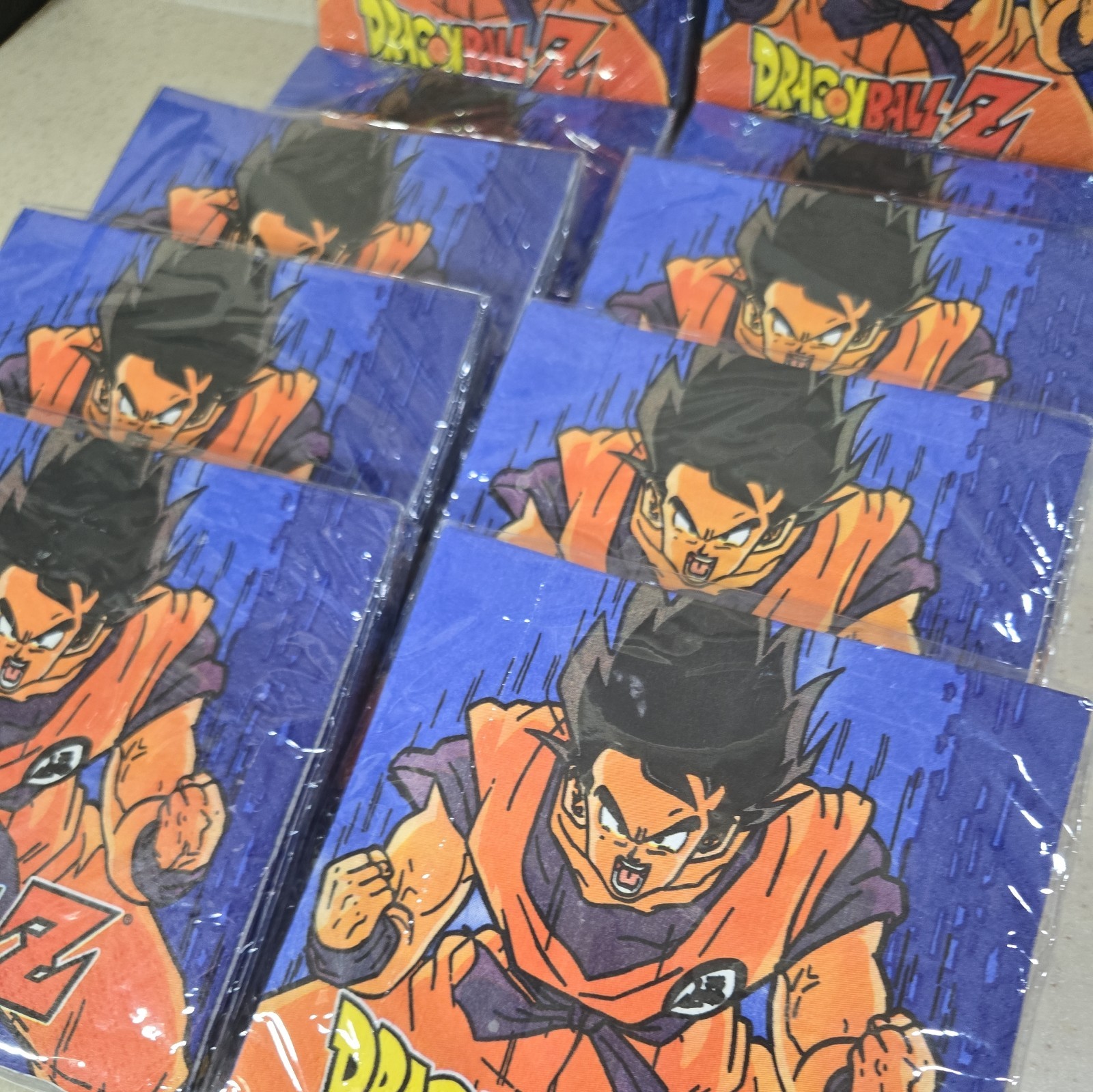 Dragon Ball Z Goku AGC DesignWare Party Birthday Napkins (Lot of 10 Packs of 16)
