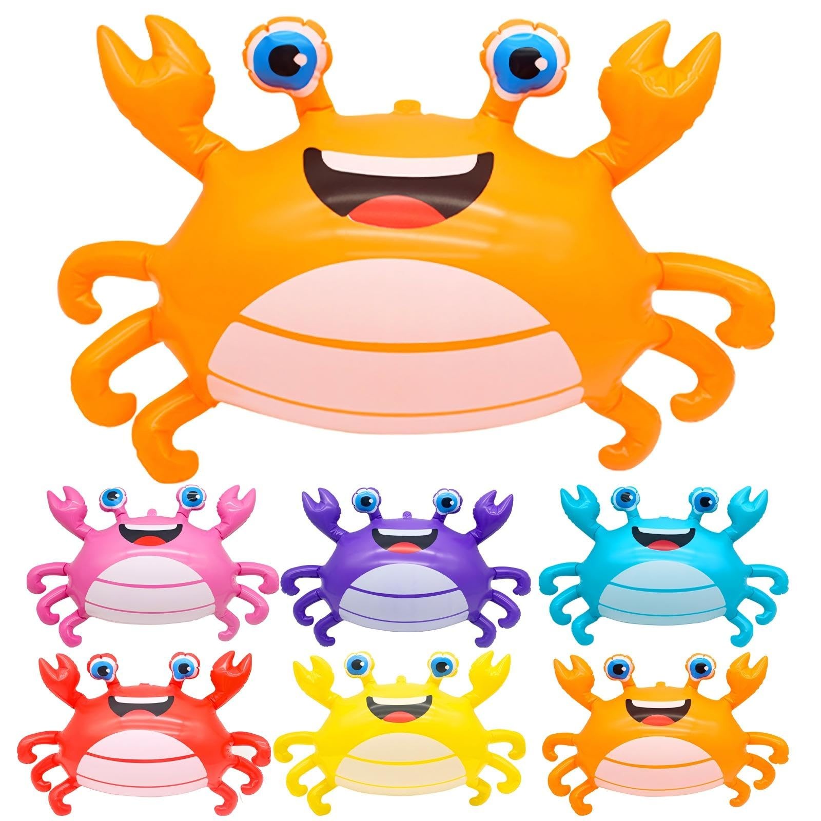 Sea Animal Balloons Decorative,6 Pcs Crab Balloons for Under the Sea Ocean Na…