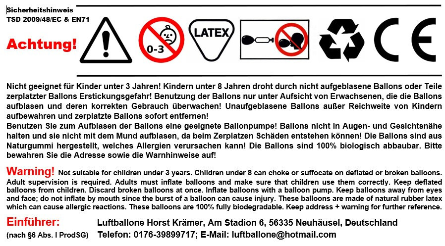 20x WorldBalloon WB-Q32″ Giant Crystal Balloons * Longneck * 80cm + Ø * Thick