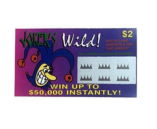 100 Fake Lotto Lottery Tickets Prank Joke – Funny Novelty Gag Joke