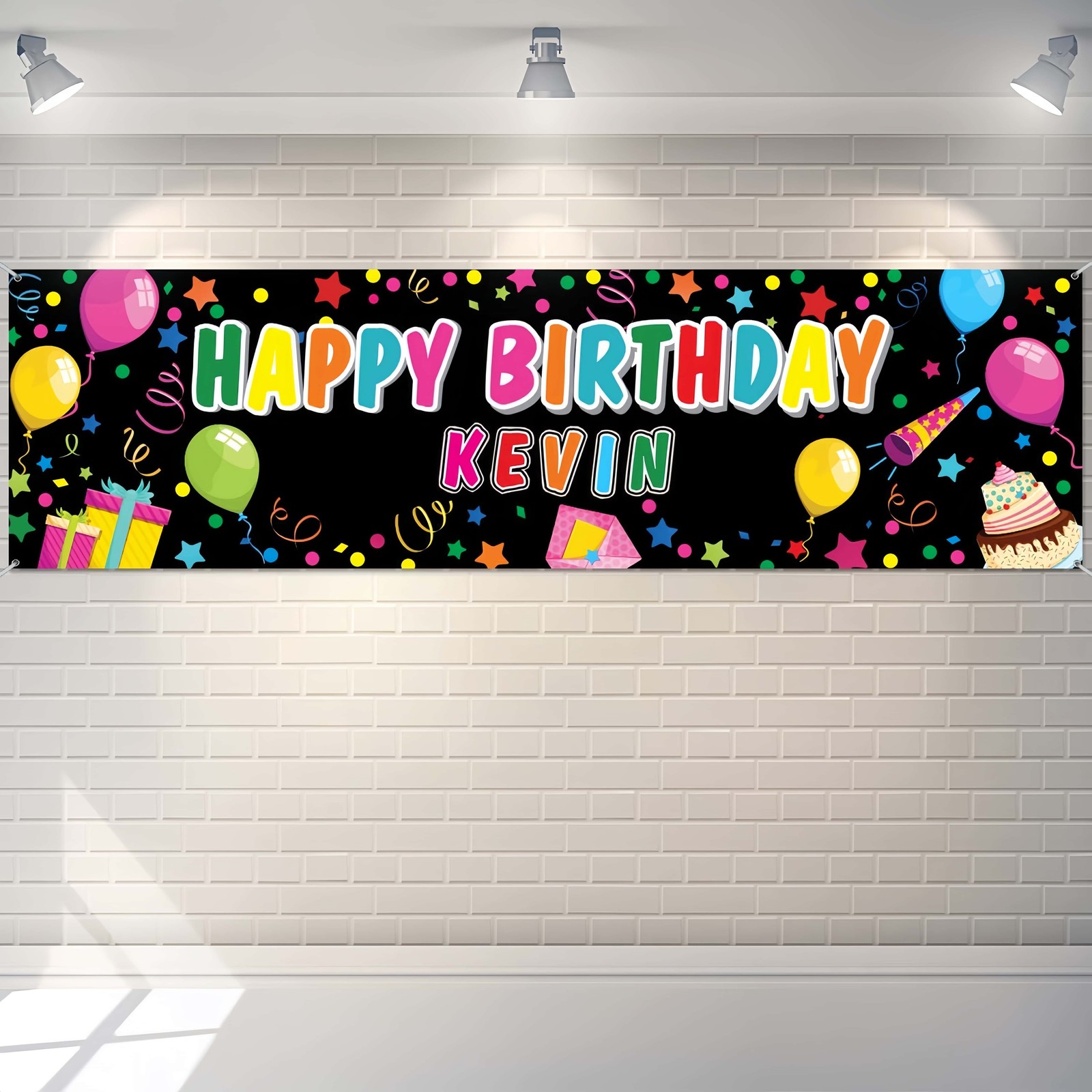 Custom Personalized Banner for Home Decor – Add Your Own Logo, Text & Photo