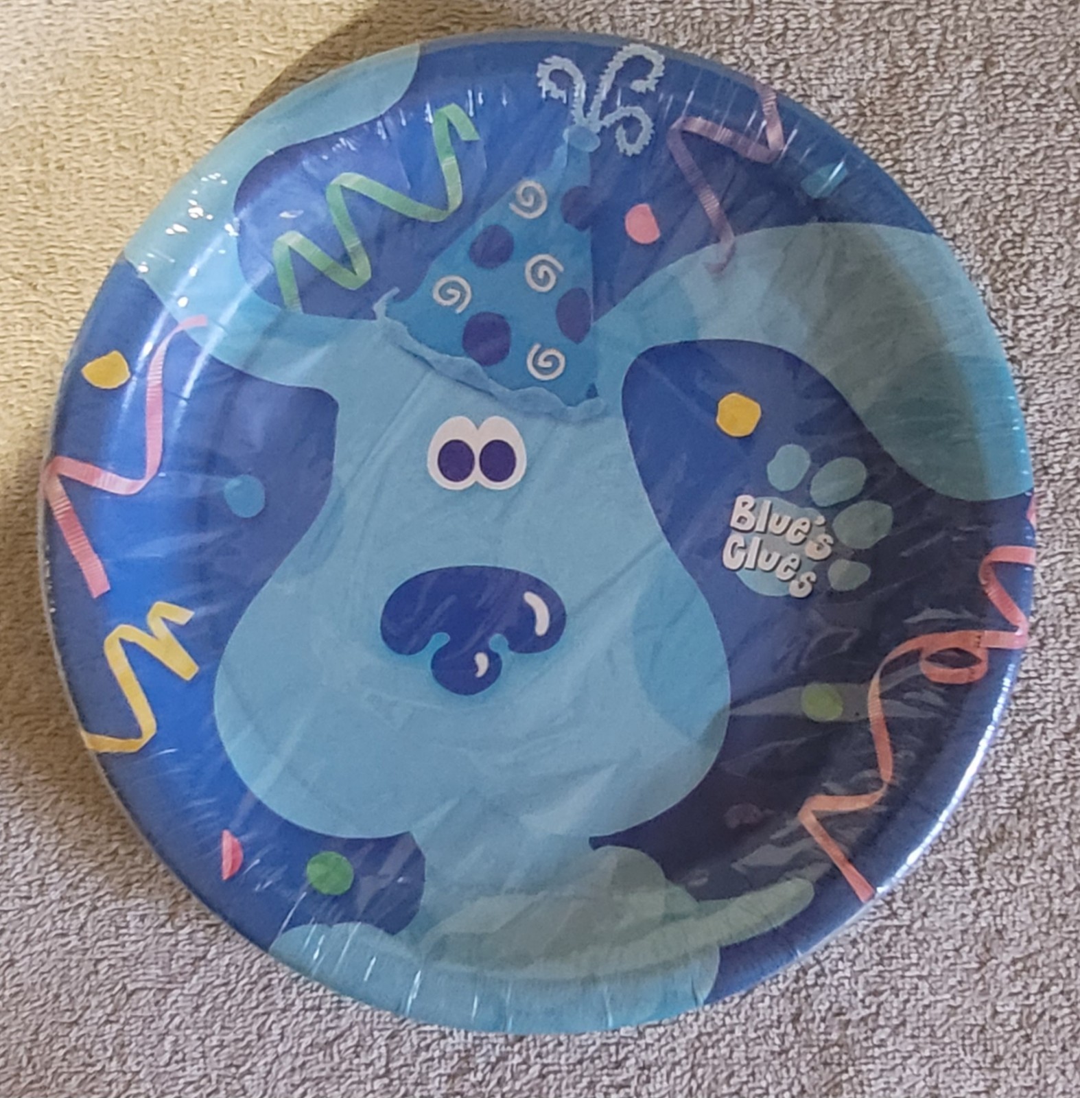 New Vintage 1999 Blue’s Clues Birthday Party Plates for 8 Party Express