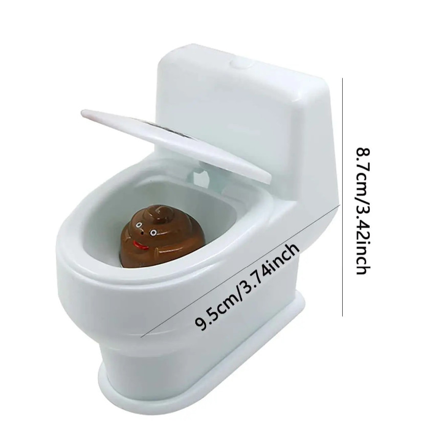1pc Novelty Poop Spray Prank Toy – Mini Toilet Spray Gun Joke Gag Gift for Kids