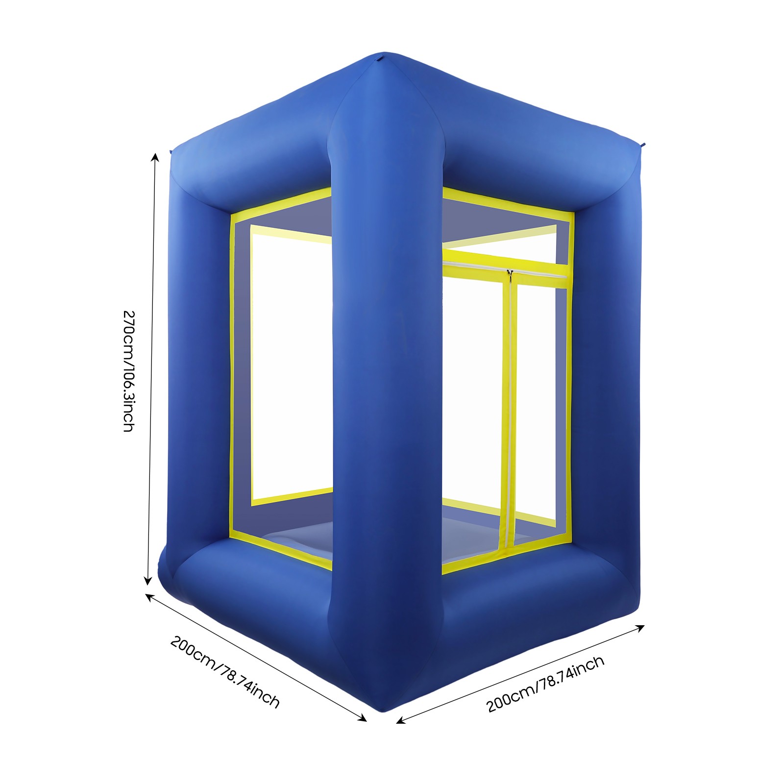 Inflatable Money Machine Booth 78.74*42.52*106.3in Cash Grab Game Cube