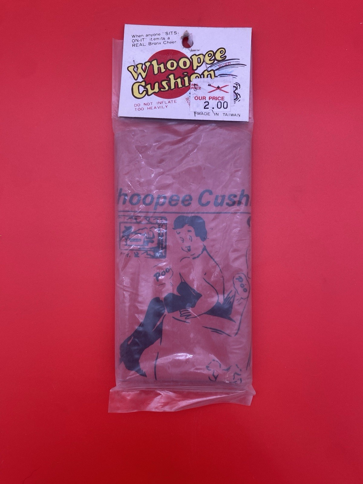 Whoopee Cushion Vintage Fart Noise Toy – Sealed – 1970’s New Old Stock