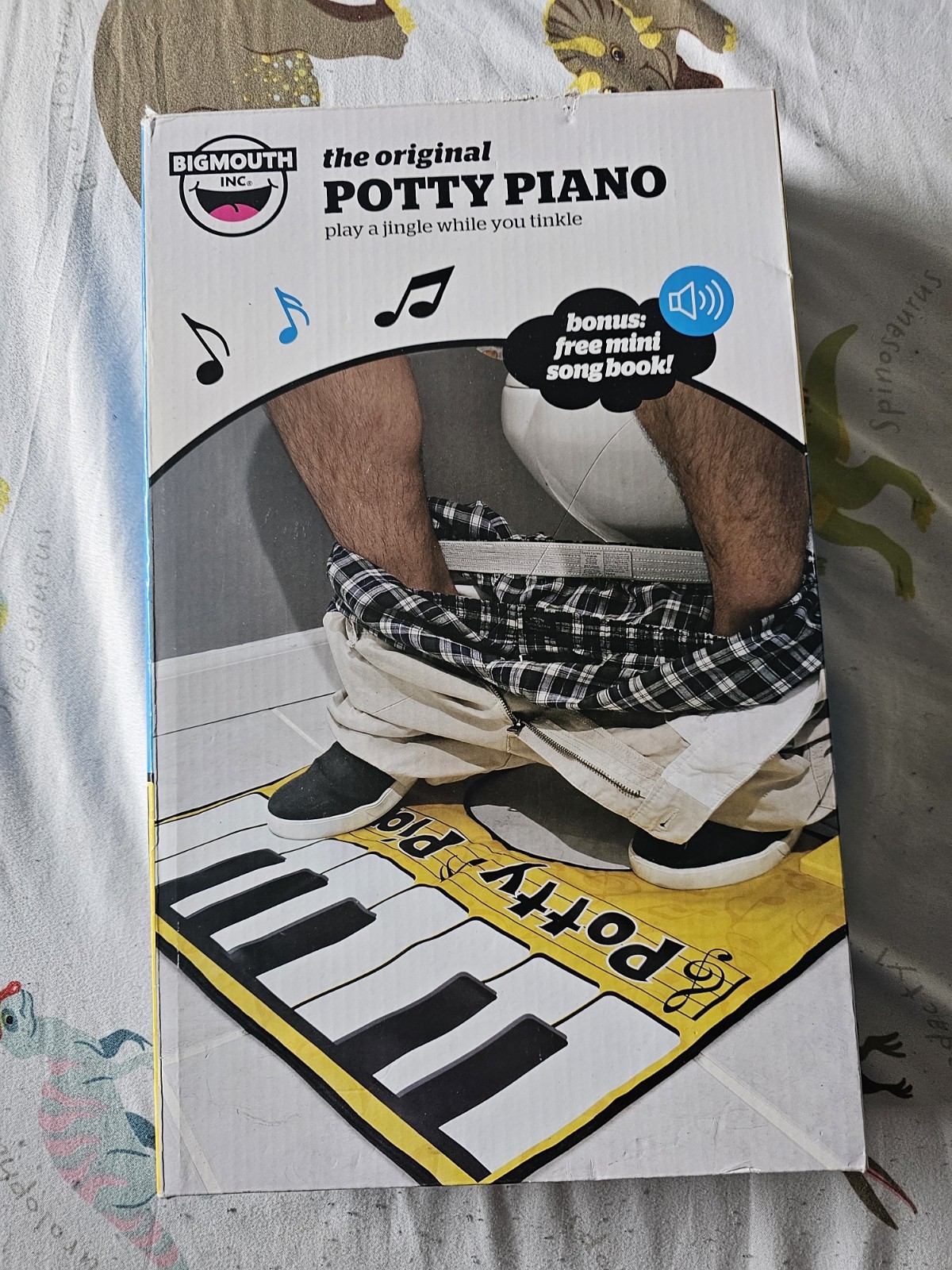Toilet Potty Piano Mat Electronic Keyboard Berkshire Carnival Shop Gag Gift NEW