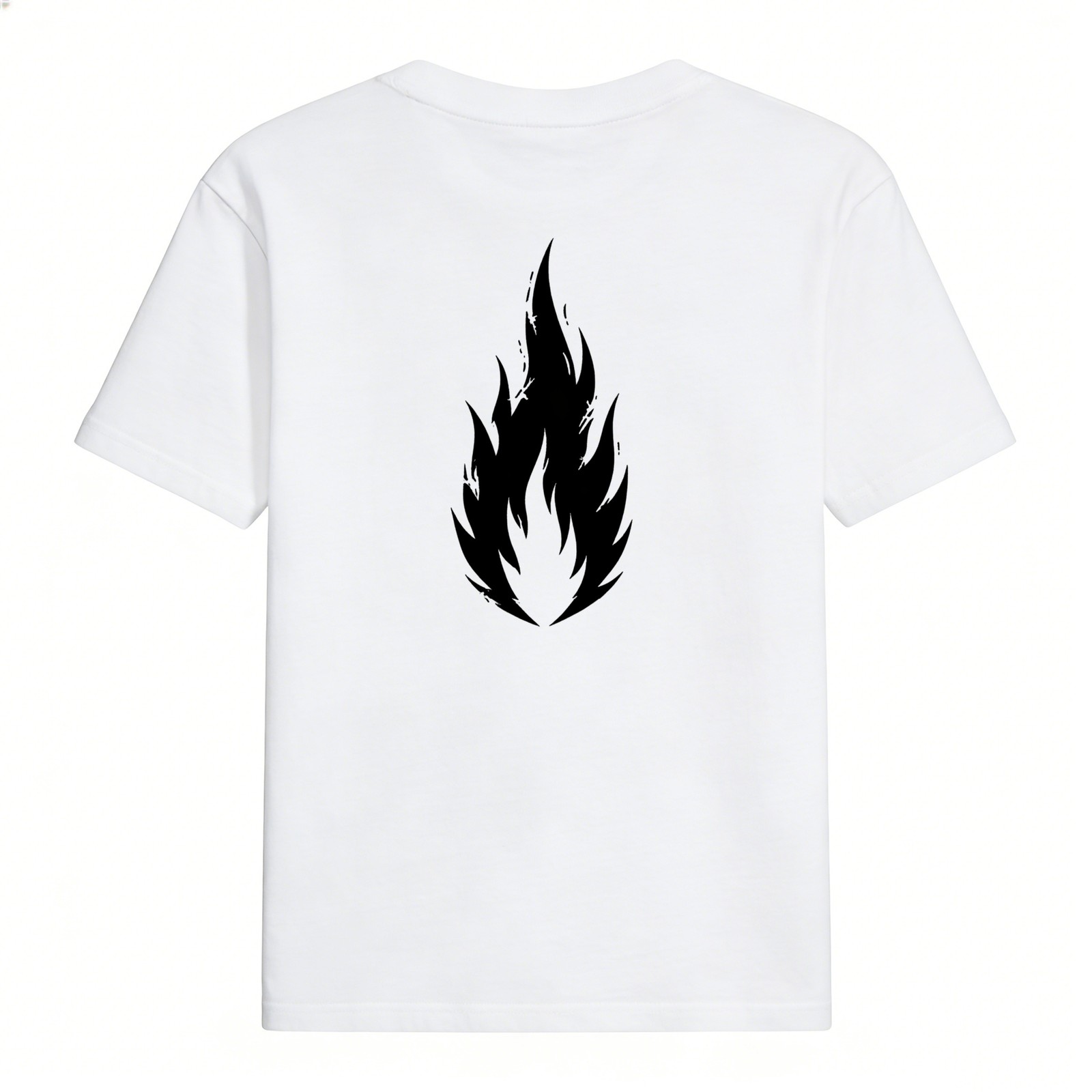Hollowmark Custom Dark Back Print Tee Black White S-5XL Monochrome Shirt