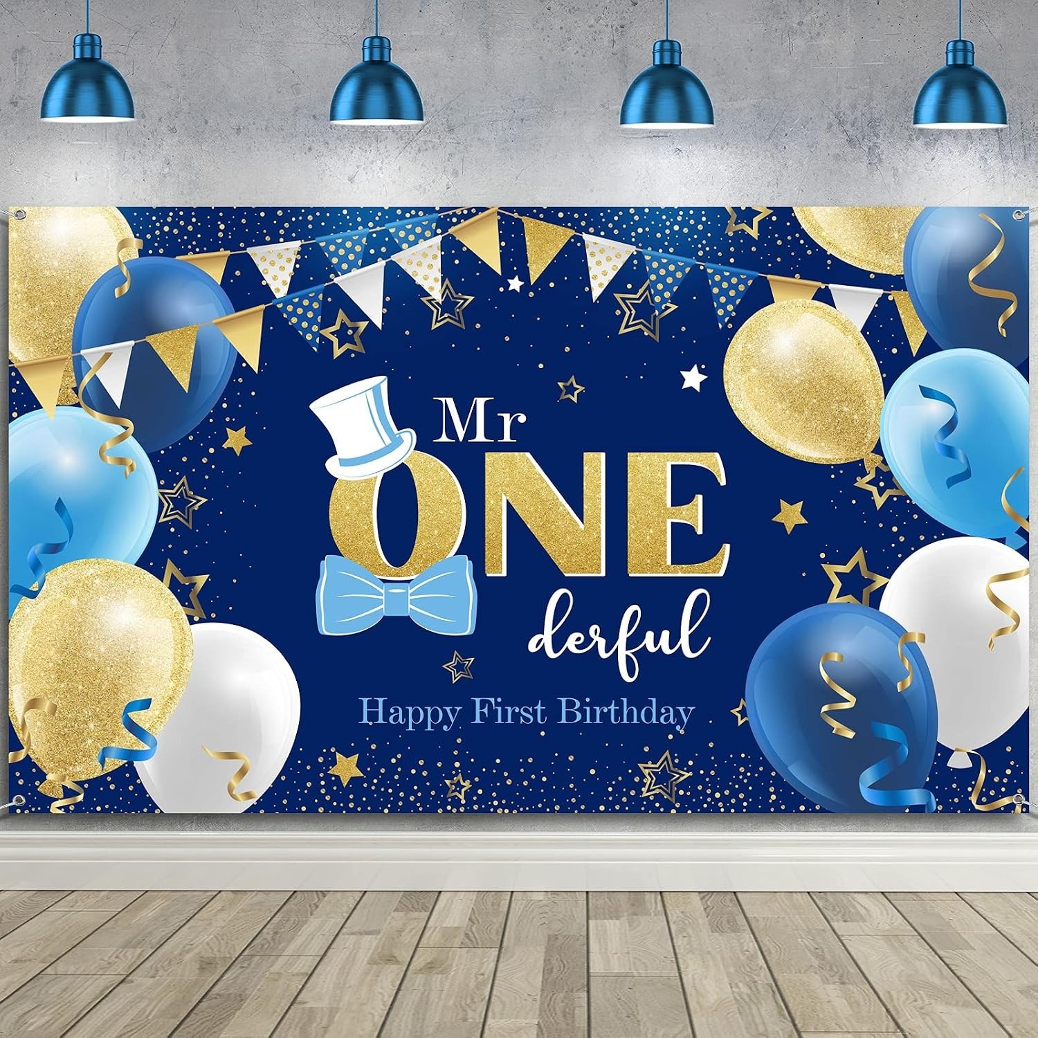 Boys 1st Birthday Decoration Mr. Onederful Birthday Party Supplies Boy 1st Bi…