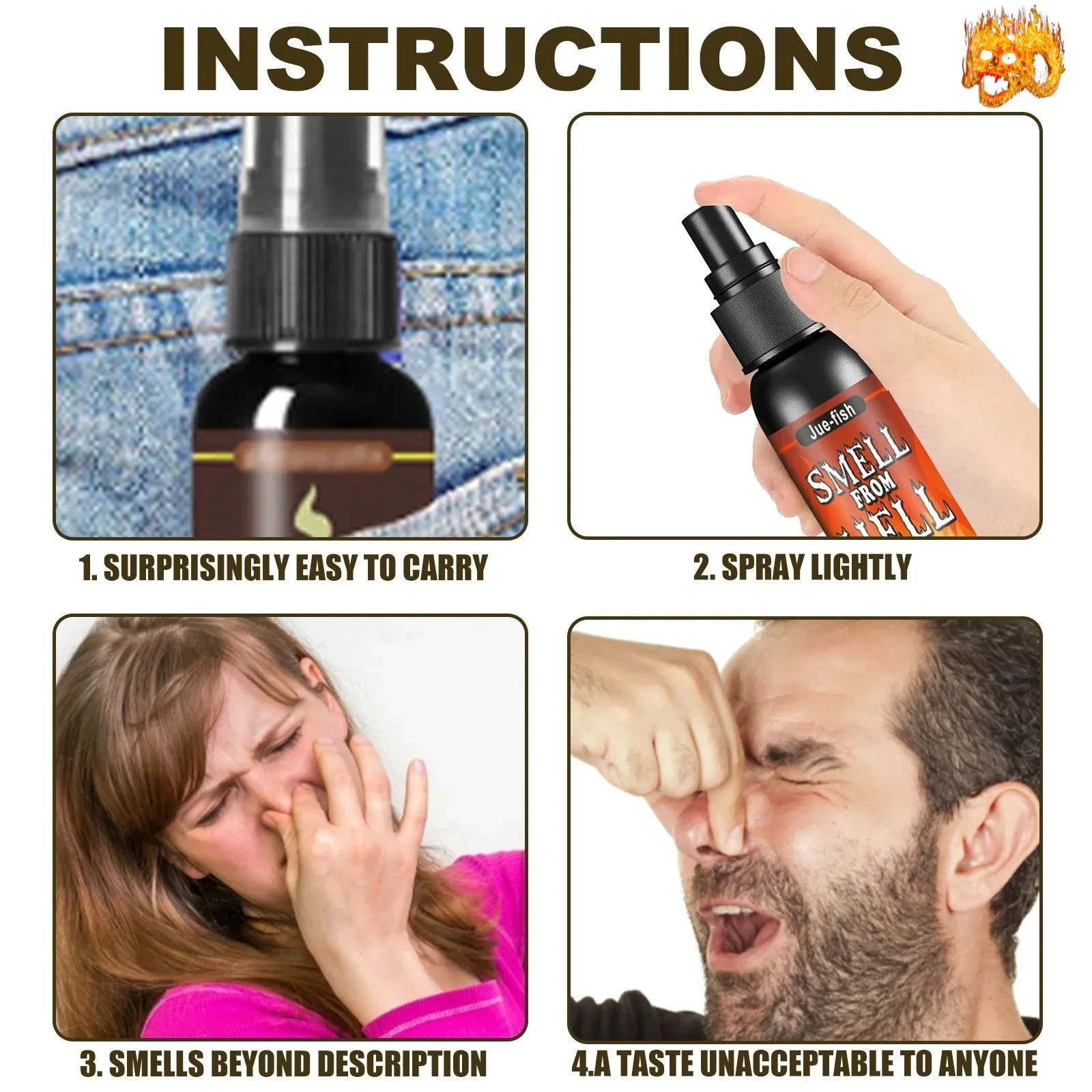 Liquid Ass Spray Mister Fart Prank Pooter Stink Bottle Smell Bomb PRANK GAG