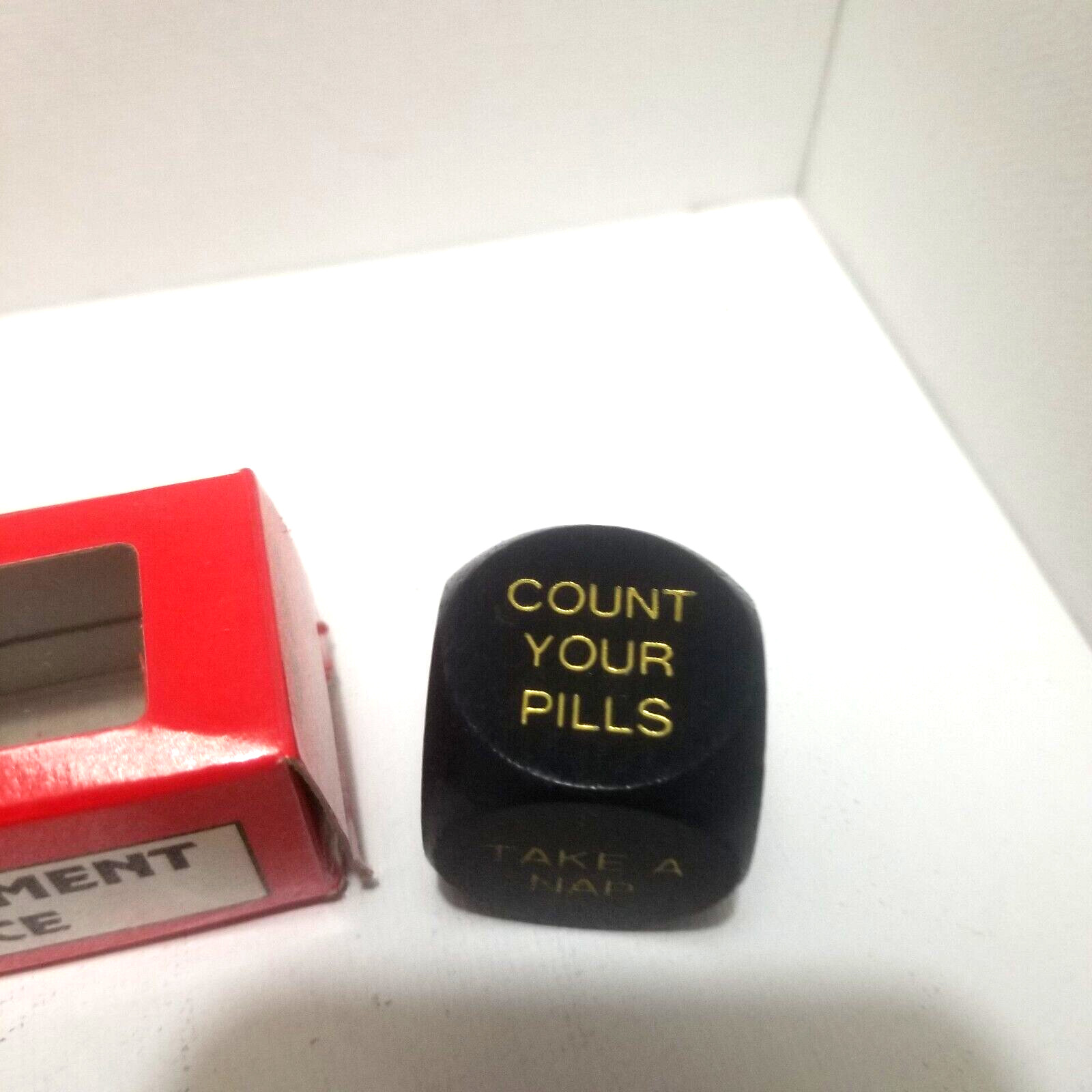 Retirement Dice – Forum Novelties Wooden Gag Gift – Item #51516 – Vintage 1994