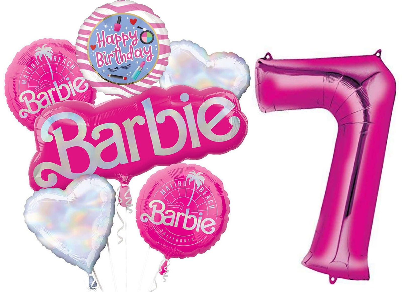 California Dreaming 7th Birthday Party Supplies Balloon Bouquet Decorations