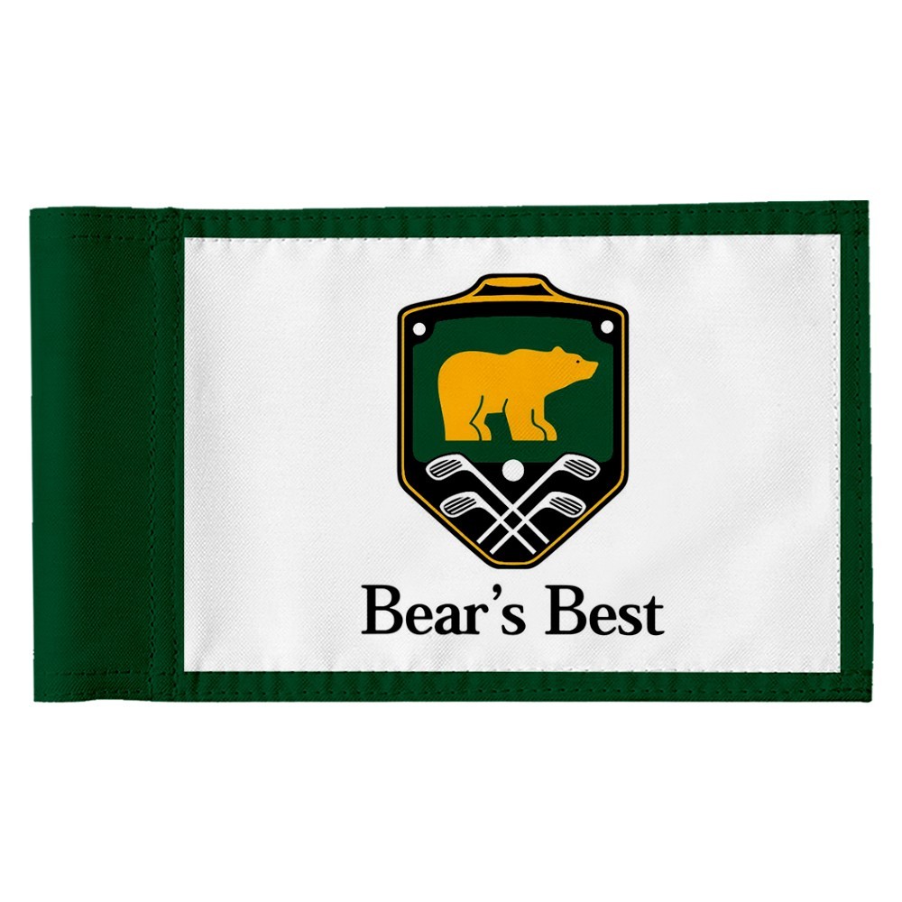BEARS BEST GOLF CLUB LAS VEGAS Golf Pin Regulation Tube Flag 13x20Inch