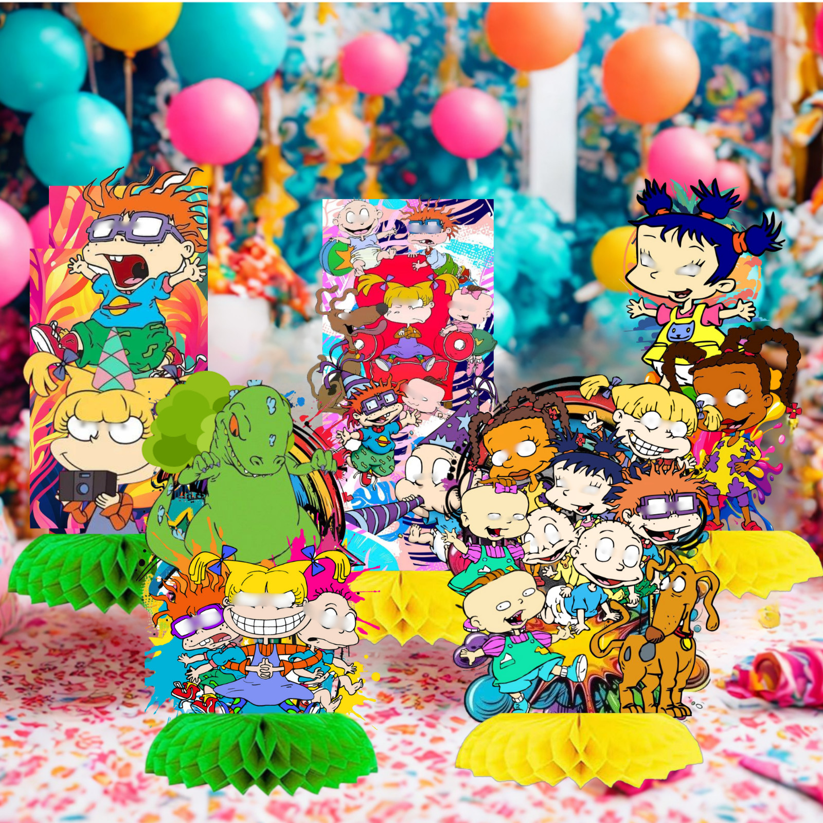 RUGRETS plate birthday party supplies rugrats centerpiece decoration event theme