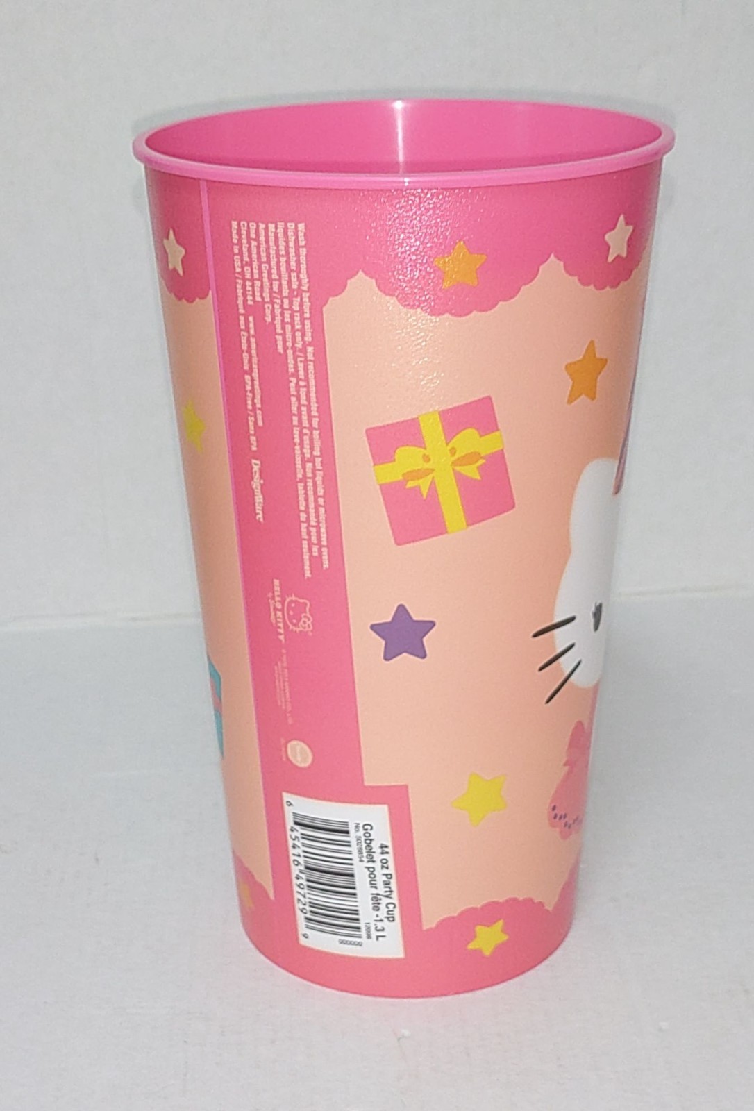 Hello Kitty 44oz Plastic Birthday Favor Party Cup BPA Free Brand New