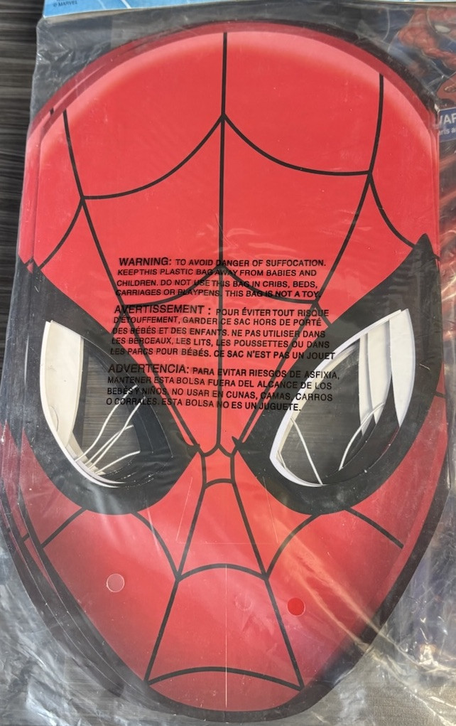 Spider-Man Party Favor Pack 48 Pc Birthday Thank You Bag Fillers + 8 Masks New