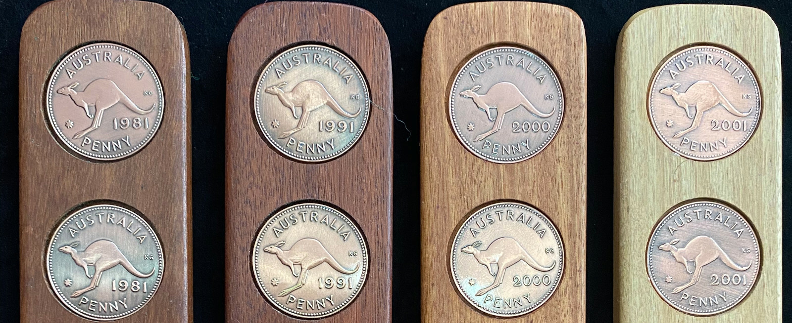 30th Birthday Present Gift – 1996 Australian Penny 2UP Game – ANZAC Day Two-Up