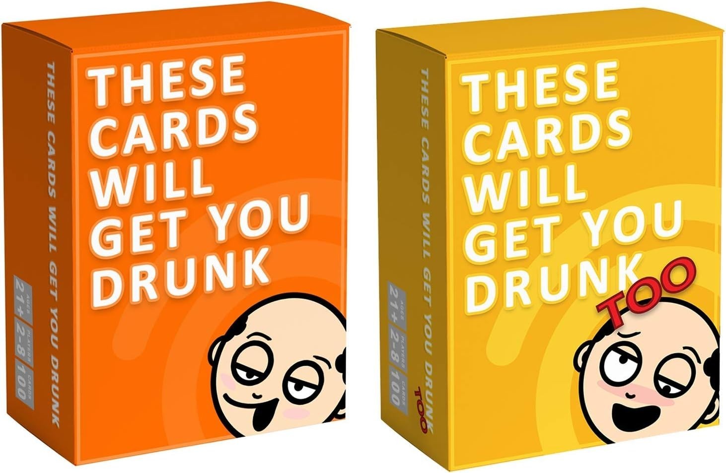 These Cards Will Get You Drunk Too 2PK Fun Adult Drinking Game for Parties