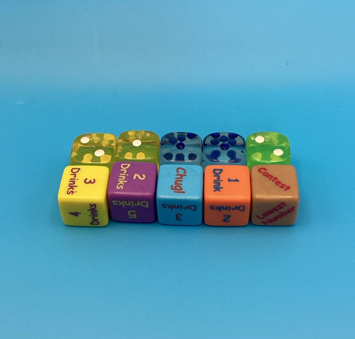 10 Dice Drinking Game Rolling Bachelorette Frat College Couple Party Game Fun