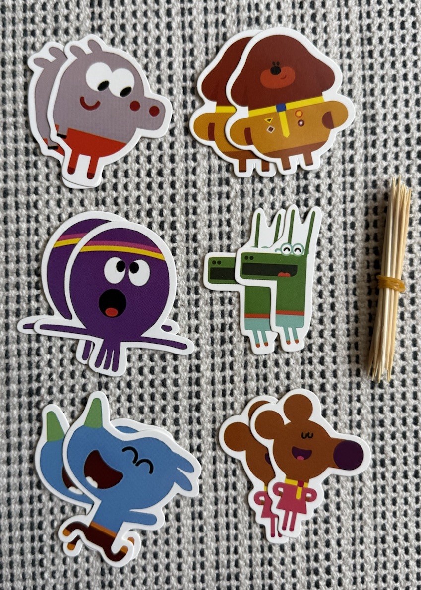 NEW 46Pcs Hey Duggee Happy Birthday Party Decor Banner Cake Toppers Balloons
