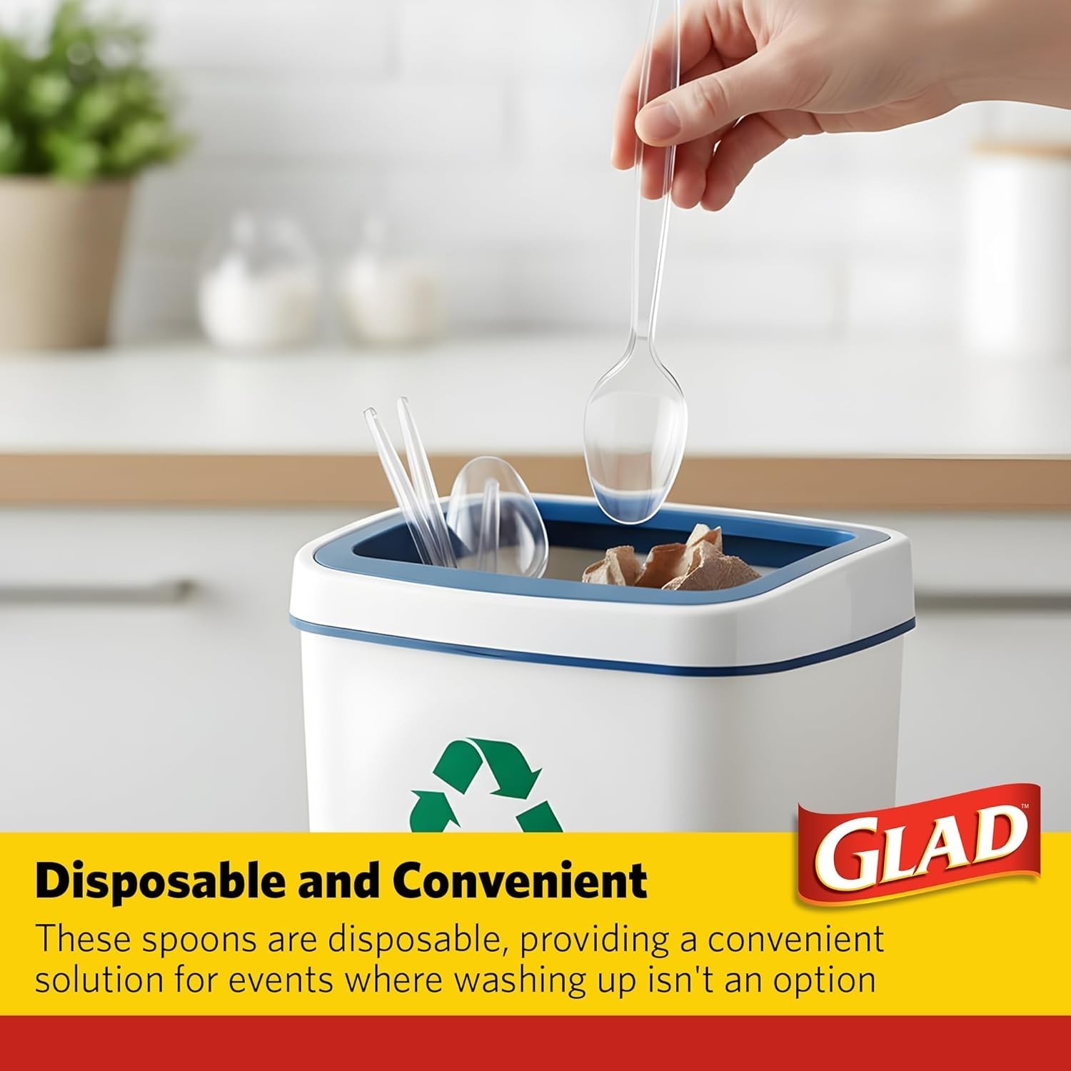Versatile 24 Pack Clear Plastic Disposable Spoons – Perfect for Every Occasion