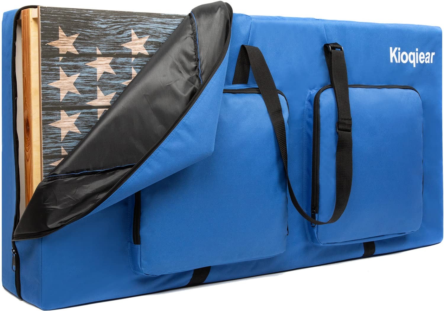 Kioqiear Padded Cornhole Carrying Case For 4 X 2 Regulation Size Boardheavy