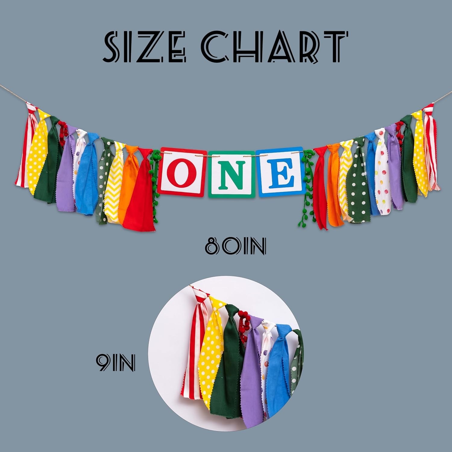 Building Blocks Theme One High Chair Banner – Bricks One Highchair Banner for…