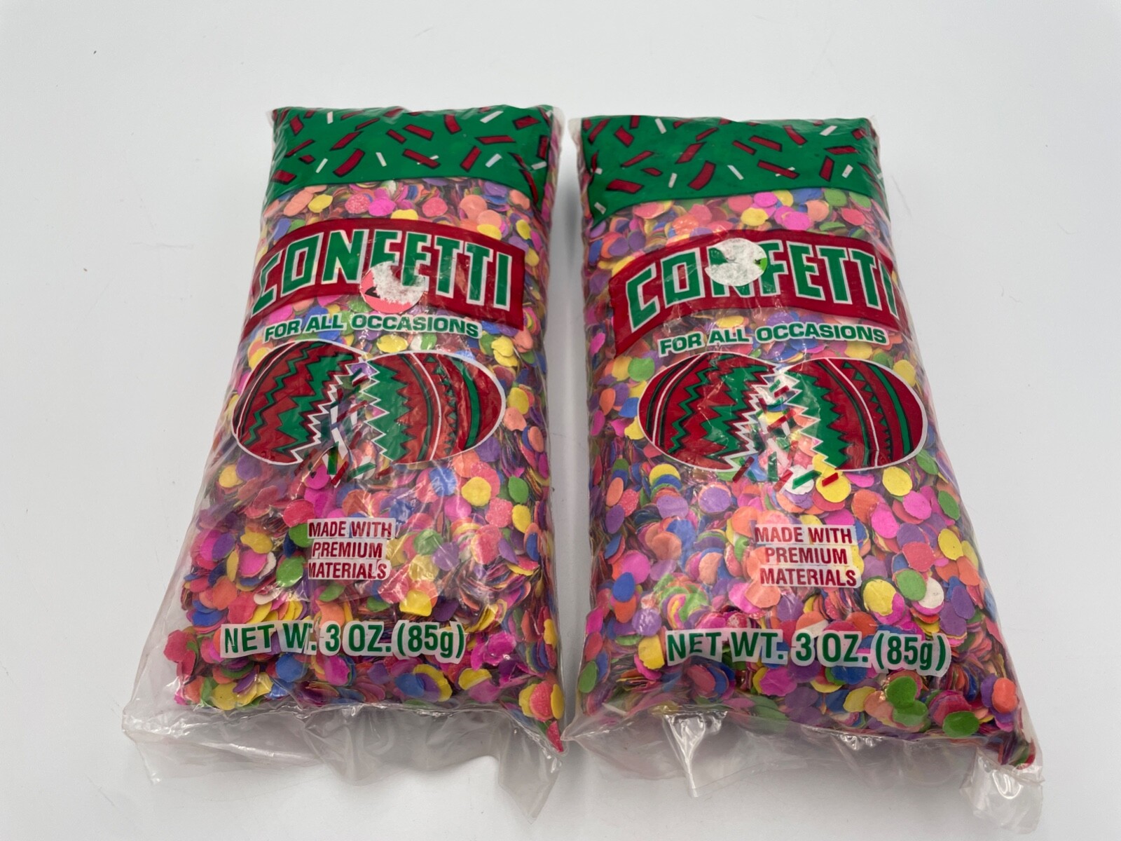 All-Occasion Confetti Lot of 2 3 Oz. Bags Multicolor Pastels Easter Baskets