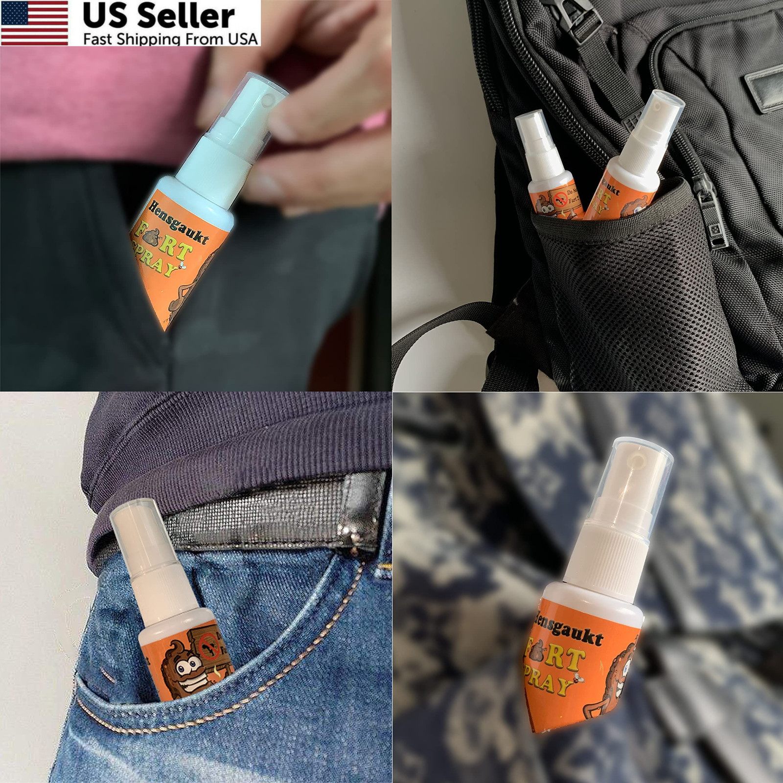 2Pack Extra Strong Stink Fart Spray Hilarious Smelly Gag Prank Gift From USA