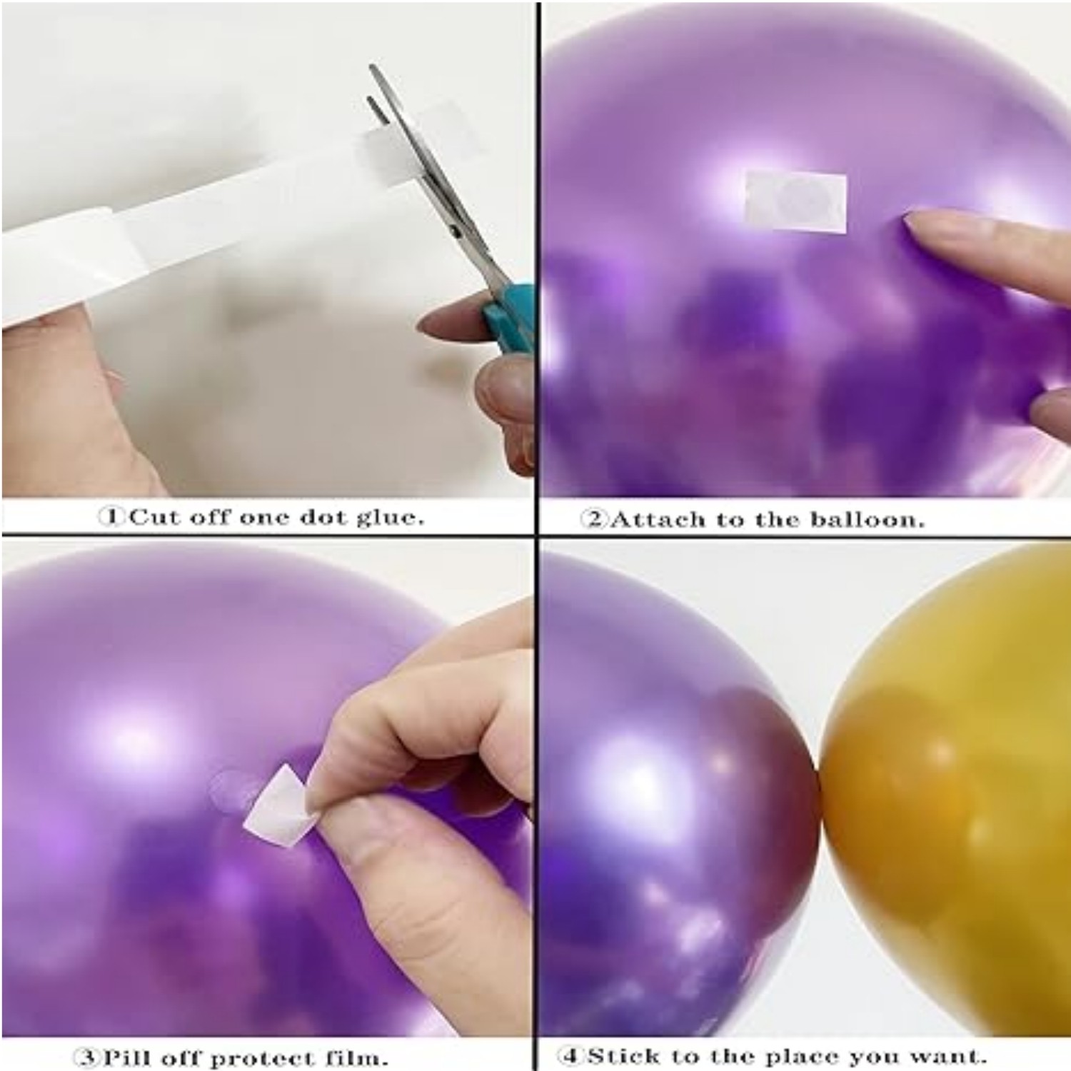 50pcs Rainbow Balloons 12″ Latex Colorful Balloons for Birthday Wedding Party