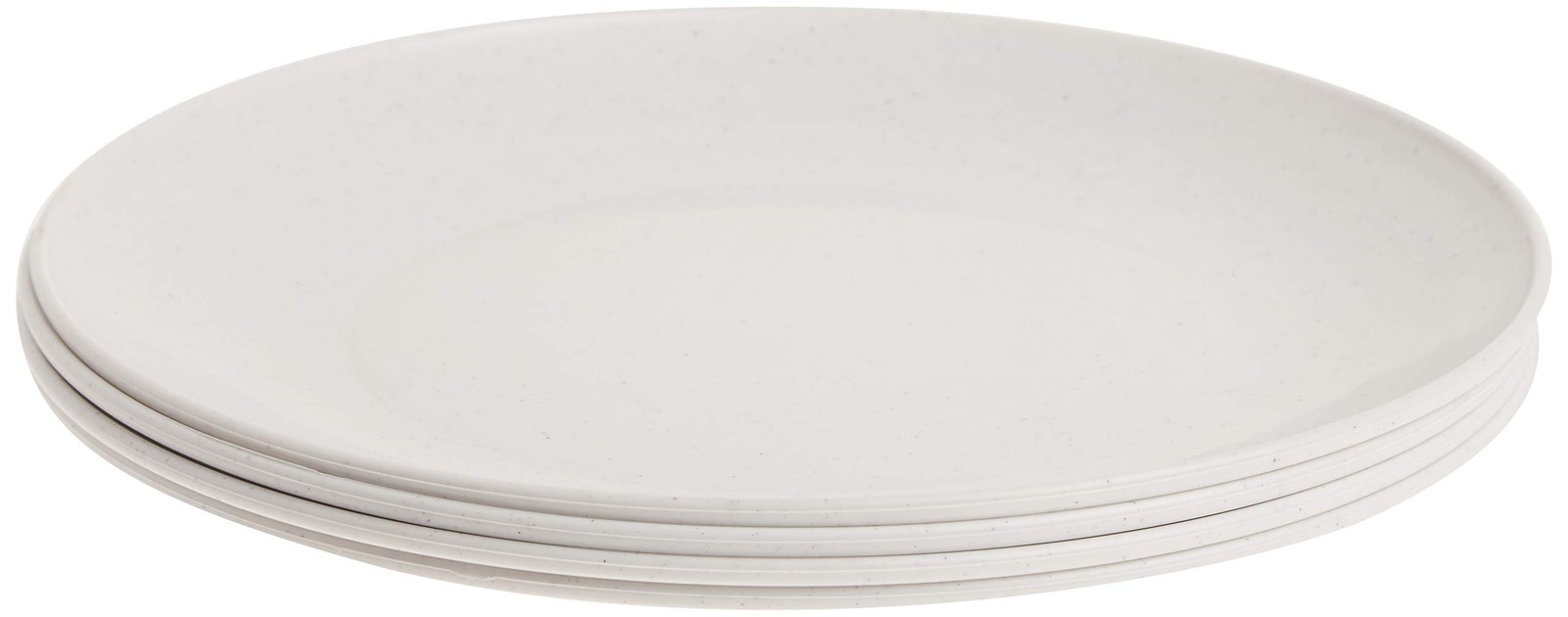 Nordic Ware Polypropylene Plates 10″L x 10″W x 0.88″H (Pack of 4), White