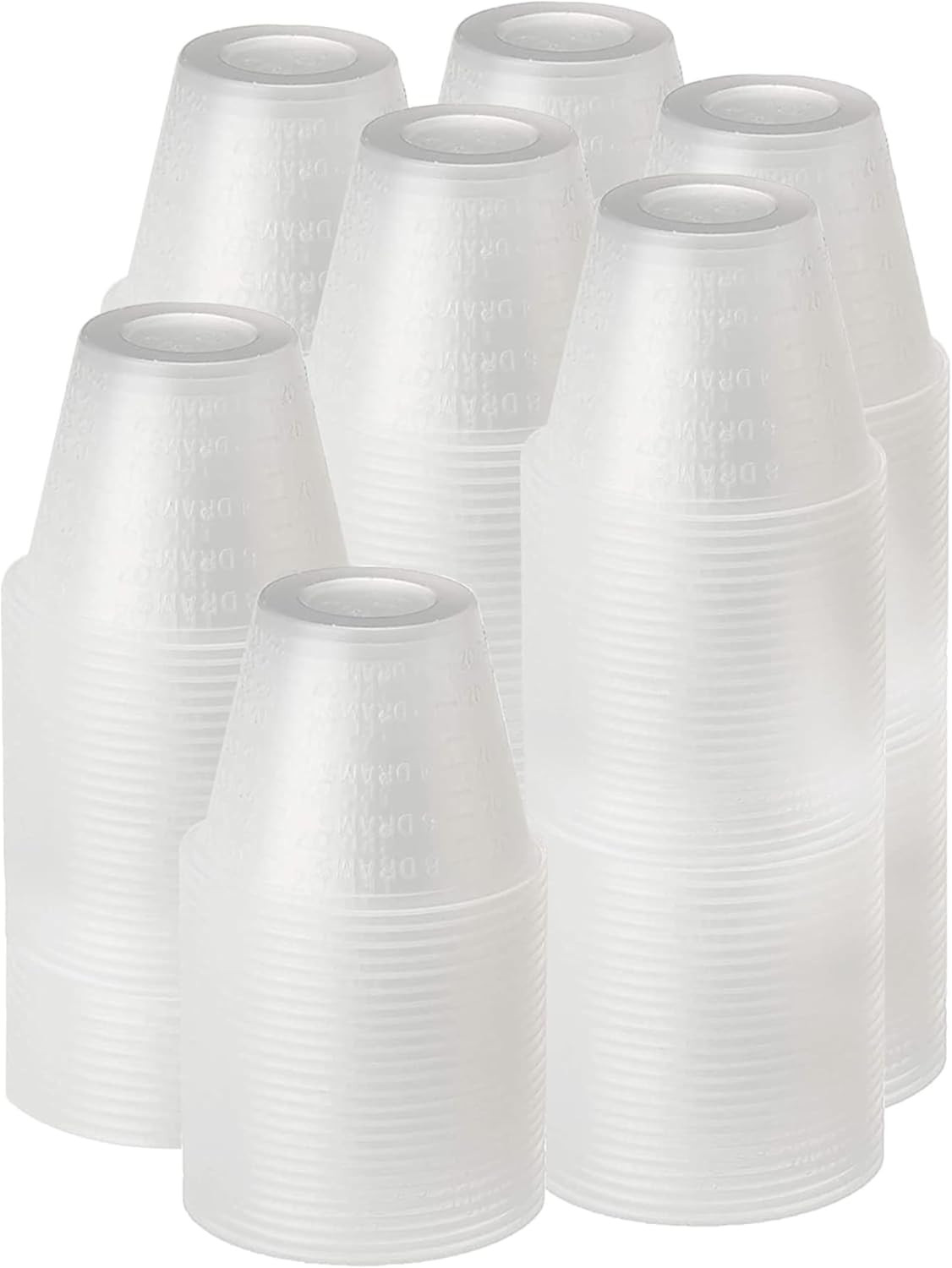 [1000 Count – 1 Oz.] Disposable Graduated Plastic Medicine Cups – for Mixed Pil
