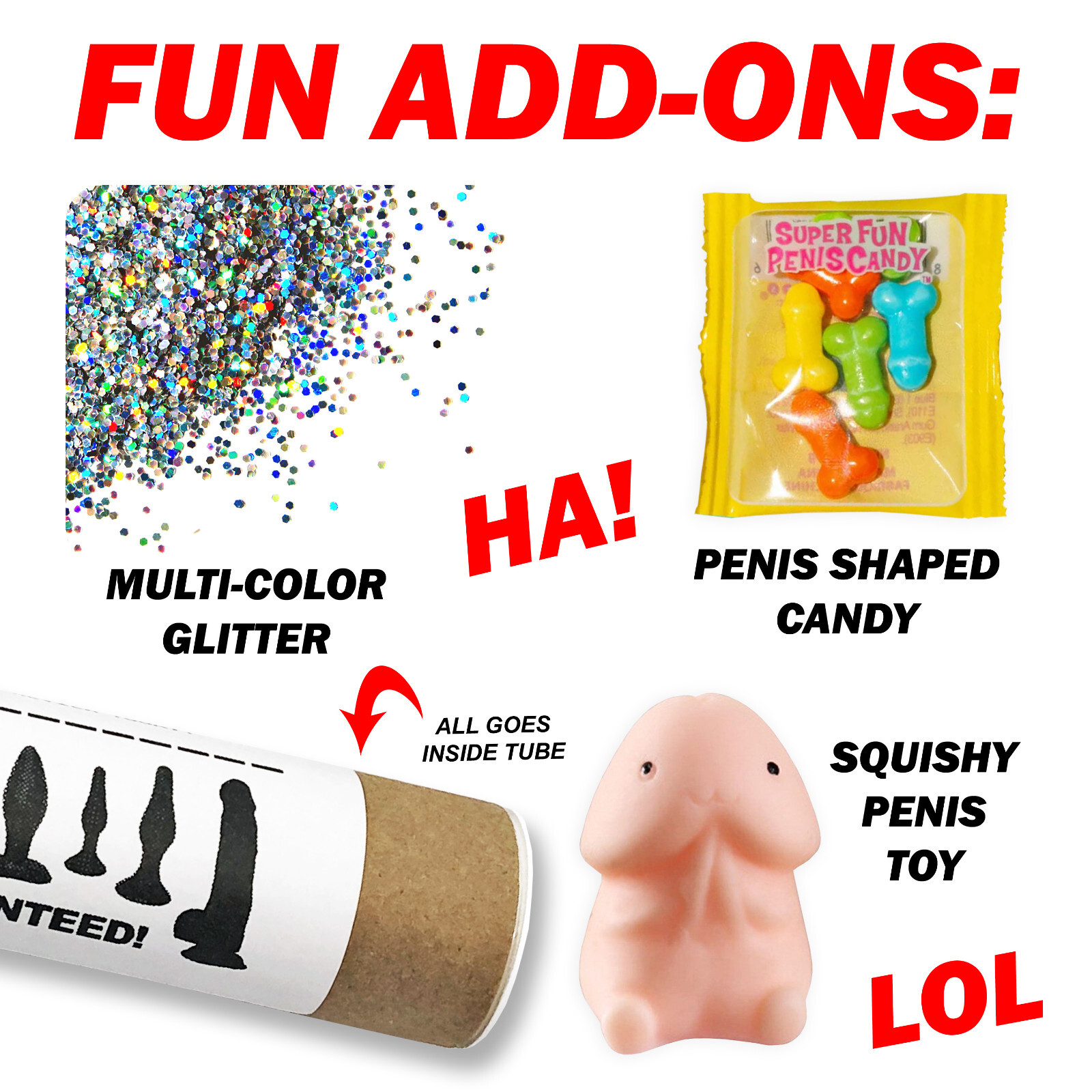 Prank Adult Joke Gag Gift gets Sent Directly to your Friends for Embarrassment!