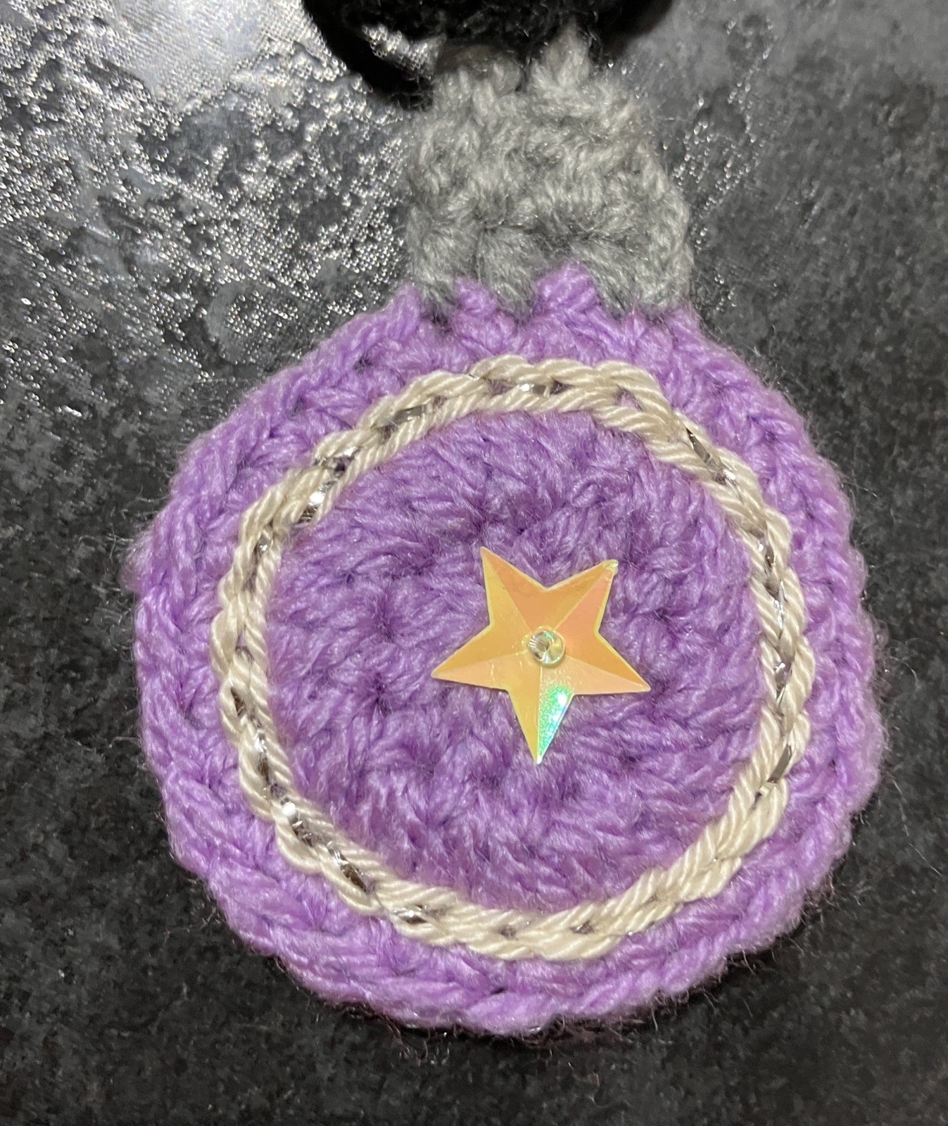 🌈 Rainbow Christmas gift Baubles Bunting Hand Crochet window camper gift