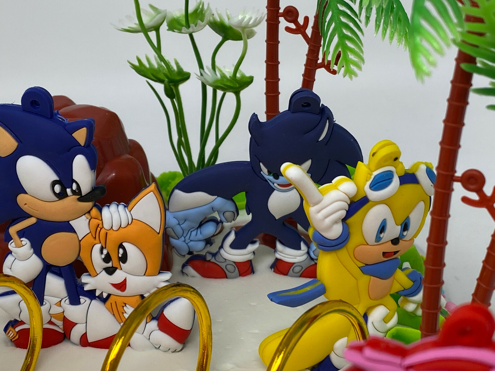 Sonic The Hedgehog 2 Birthday Cake Topper Set ~BRAND NEW~