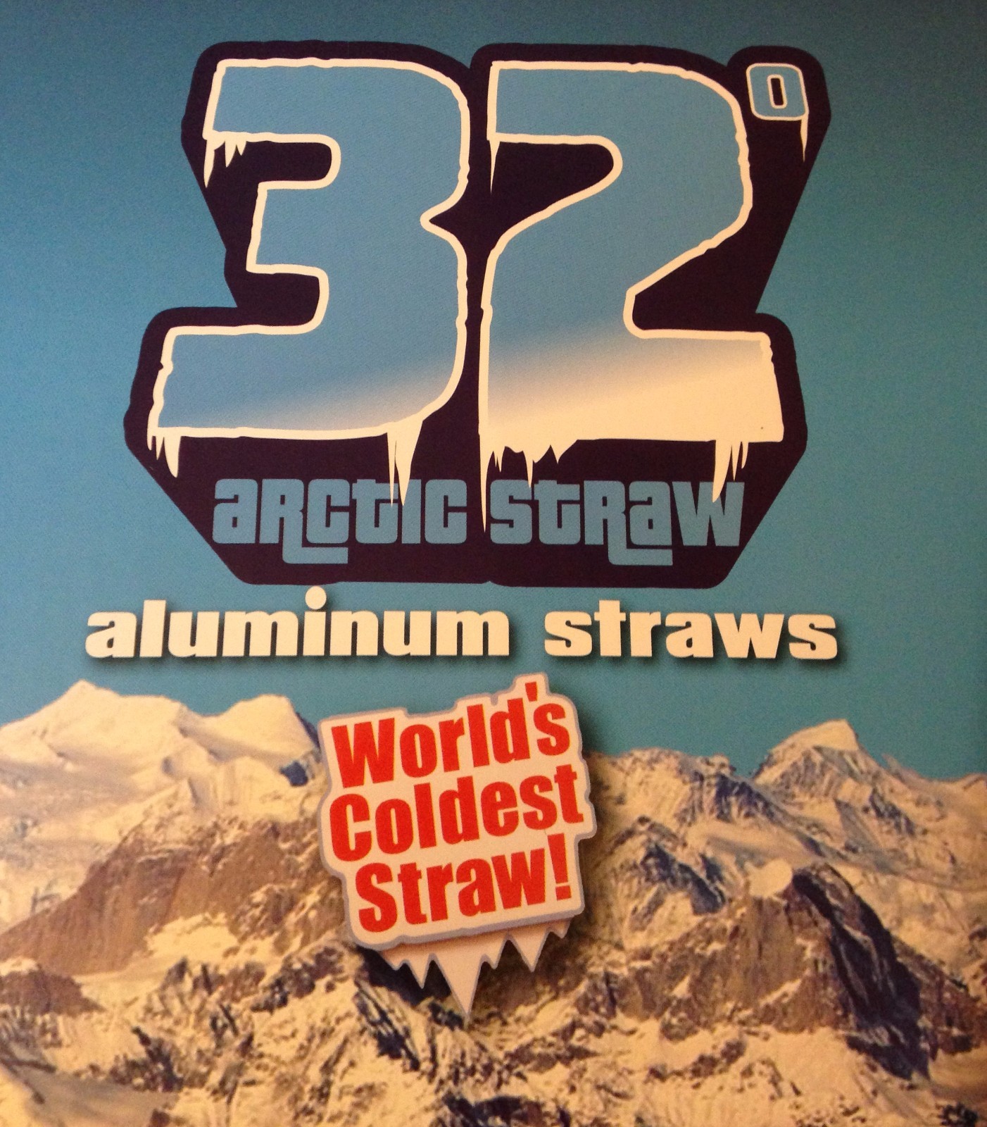 6 New Rainbow drinking straws Unique great Christmas gift present metal