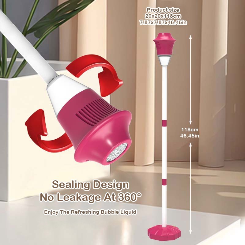 1pc Automatic Street Light Bubble Machine with LED Light for Party & Wedding