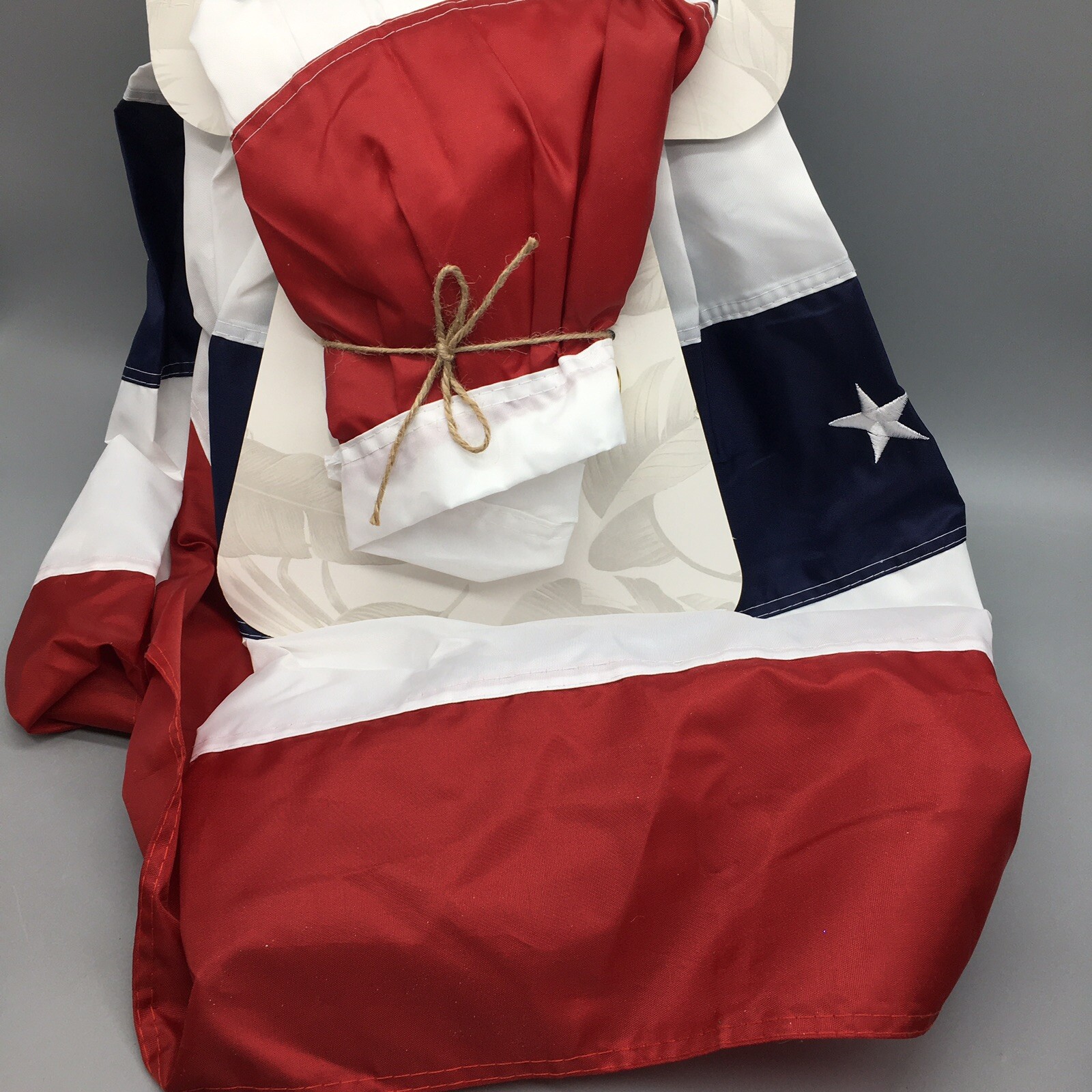 Tommy Bahama Bunting Embroidered Handcrafted American Flag 4th of July USA 58×27