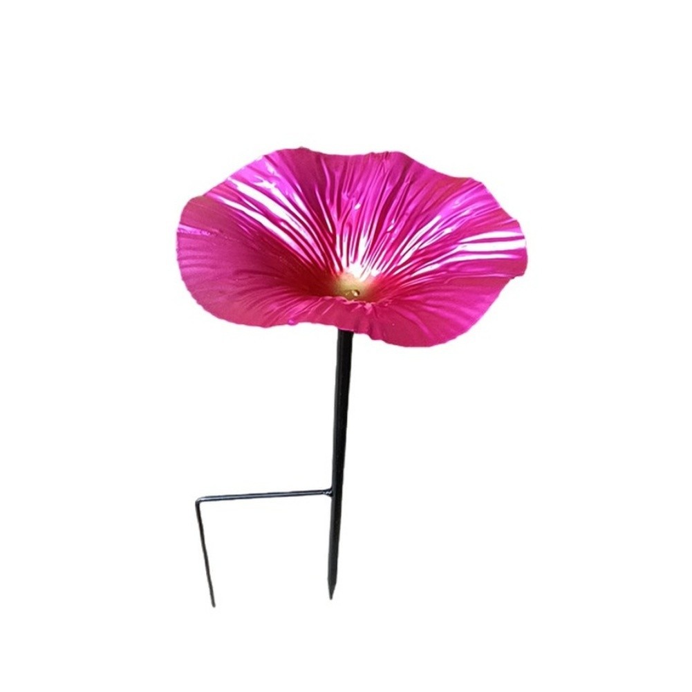Garden Bird High Quality Feeder and Bath Flower Sturdy Iron Construction 25x14cm