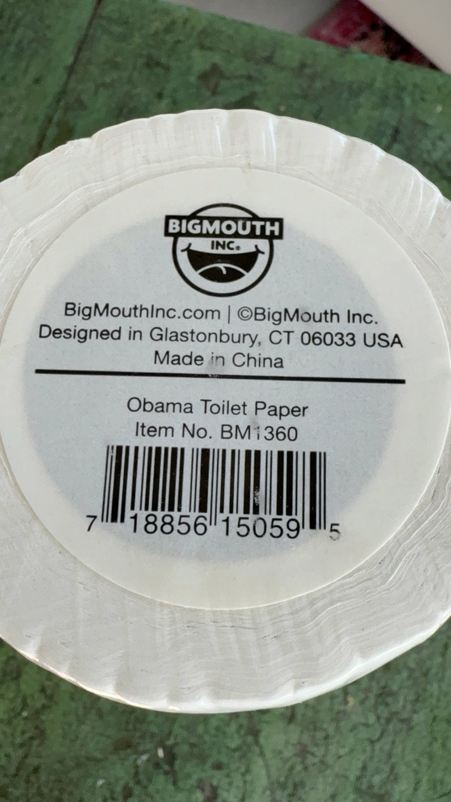 Lot 6 Cockroach Obama 100$ Bill Toilet Paper Rolls Funny Novelty Bathroom Fun