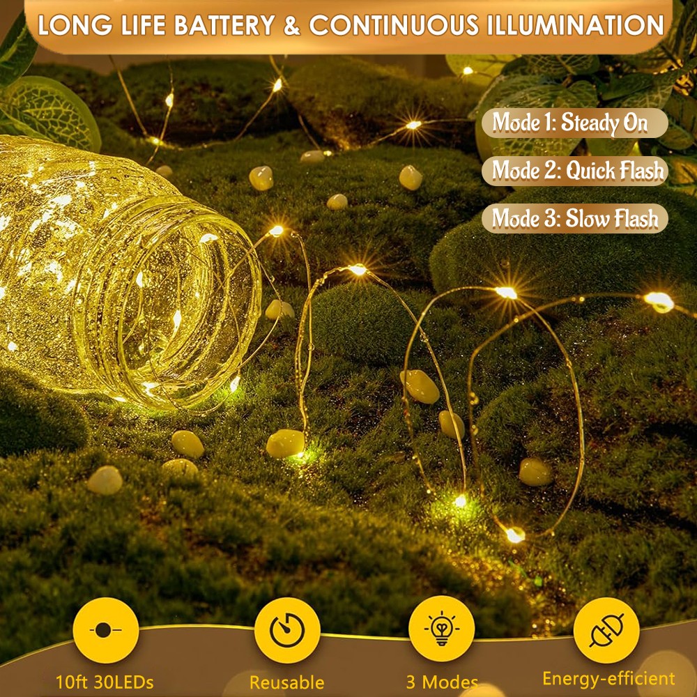 10Pcs 20″ LED Light Up Balloons with String Light for Indoor Outdoor Decor Clear