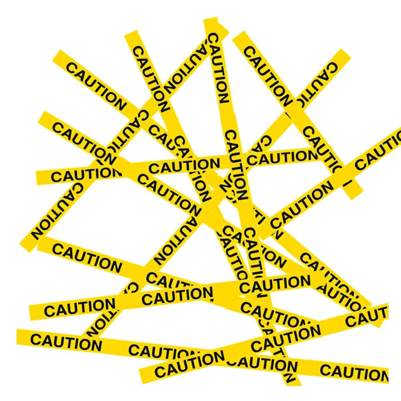 10M Construction Birthday Favors Yellow Caution Tape Truck Birthday Party Decors