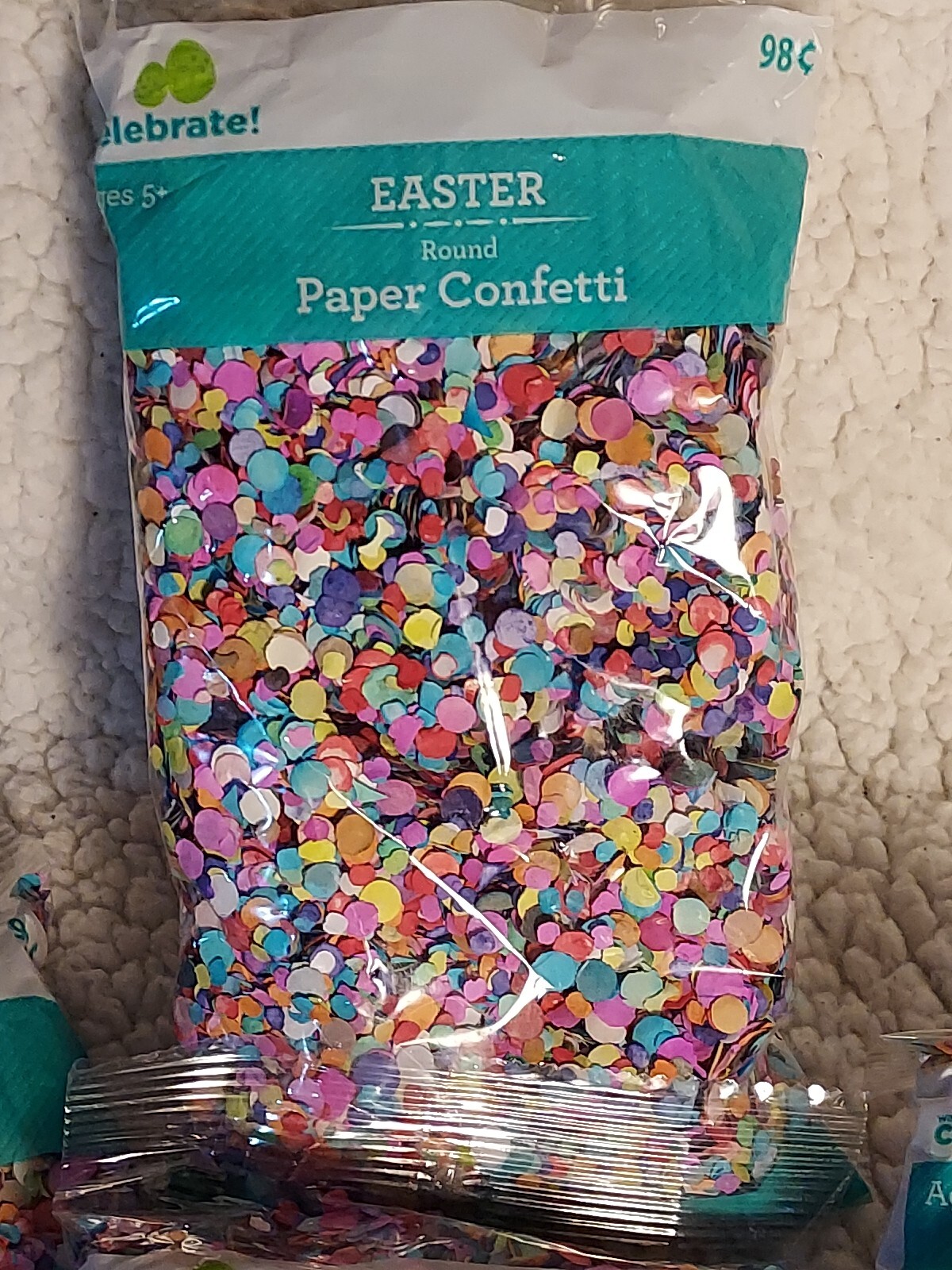 Colorful Paper Confetti – Party, Easter, Shower, Birthday, All Occasion 4 pkgs