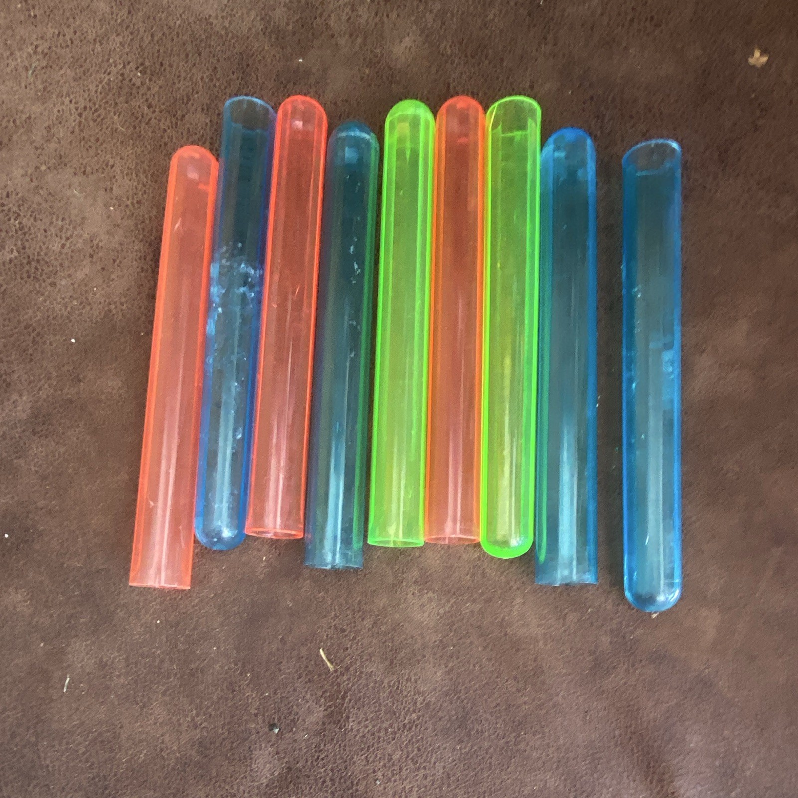 9 Pack Multicolor Plastic Party Shot Glasses, Solid Plain, Party