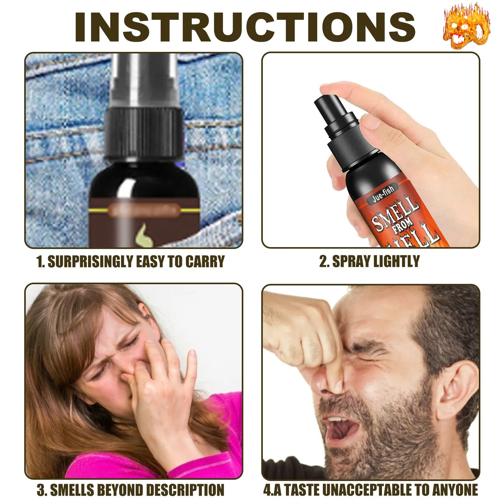 Liquid Ass Spray Mister Fart Prank Pooter Stink Bottle Smell Bomb PRANK GAG