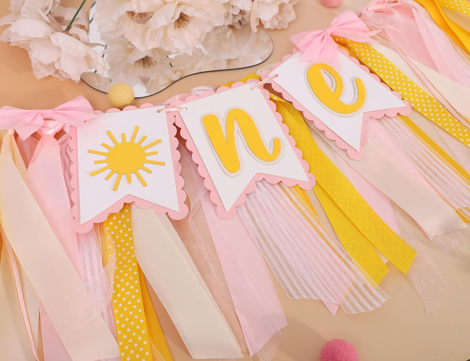 You Are My Sunshine 1St Birthday High Chair Banner – Sunshine Themed Party Decor