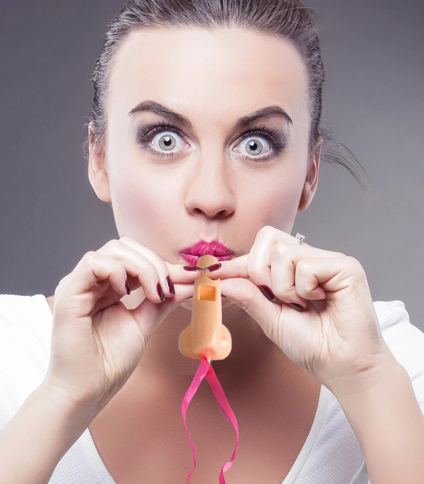 Bachelorette Party Favor Penis Shaped Whistles💋For Fun Friends Party – Discreet