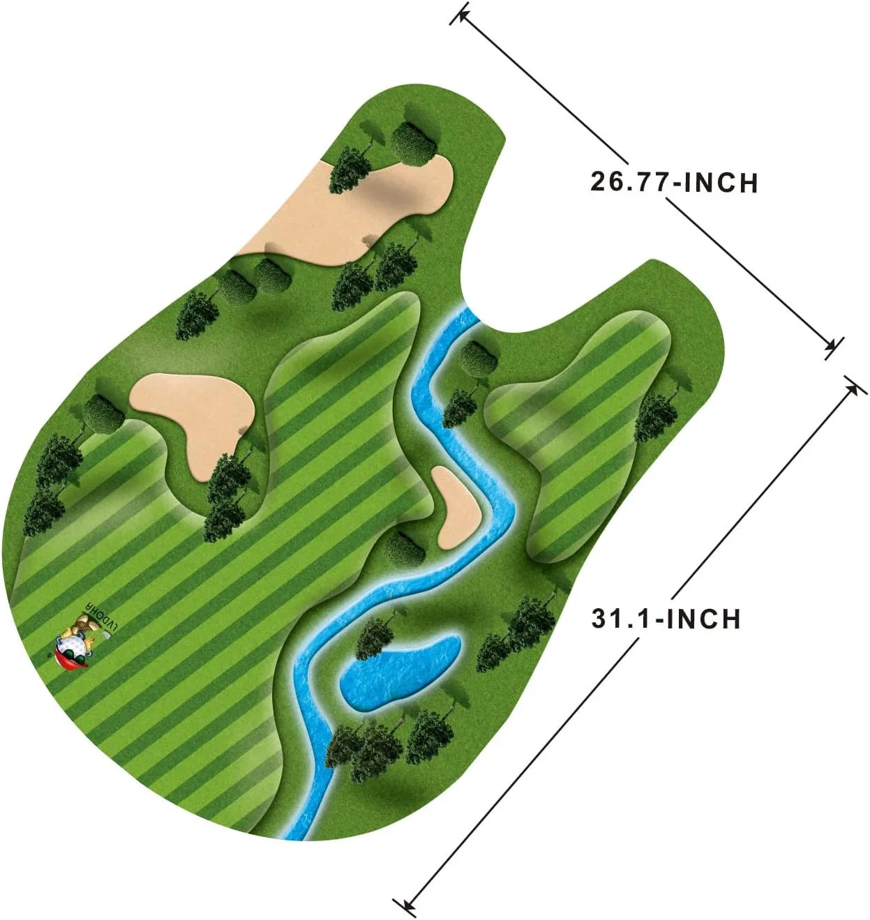 Golf Gag Gifts for Men Glow in the Dark Toilet Golf Game Dad Who Wants Nothing